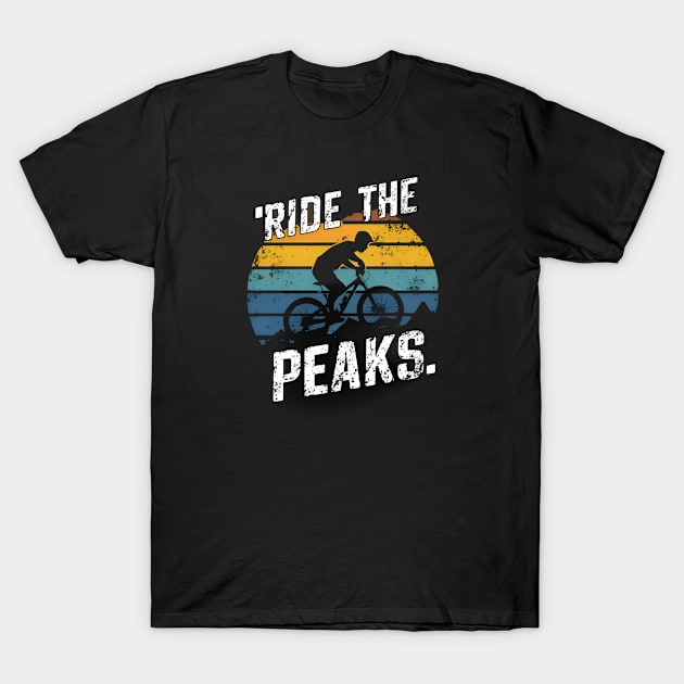 Ride the peaks T-Shirt by LENTEE